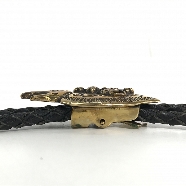 実際に弊社で買取させて頂いた(2)Gangsterville×galcia/ギャングスタービル×ガルシア TWO FACE/ダブルフェイス BOLO TIE/ボロタイ/ループタイ ブラス/真鍮の画像 4枚目