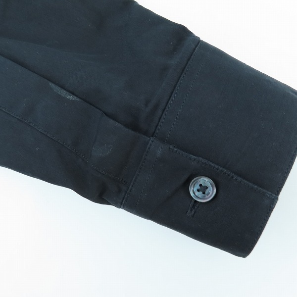 実際に弊社で買取させて頂いたGIVENCHY/ジバンシィ ロゴ総柄ドッキング/フェイクレイヤード 長袖シャツ BM60MH109F/38の画像 7枚目