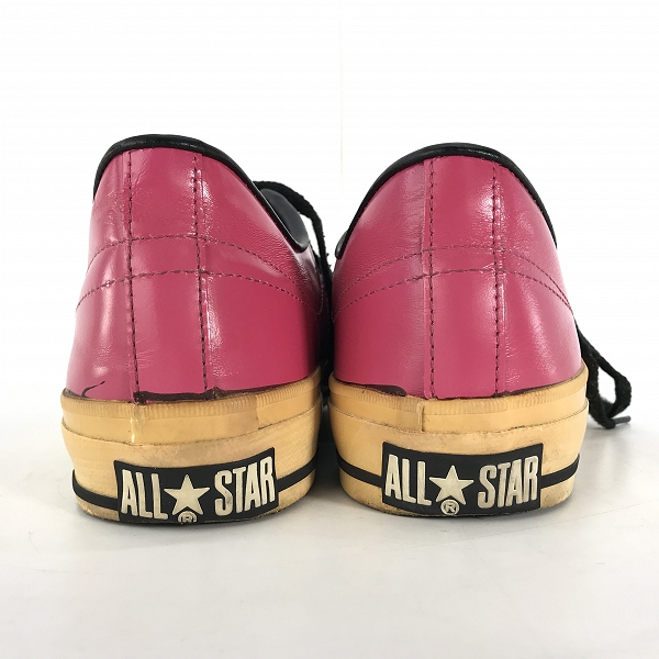 実際に弊社で買取させて頂いたCONVERSE/コンバース ONE STAR OX ワンスター レザー ホワイト/ピンク/9.5の画像 1枚目