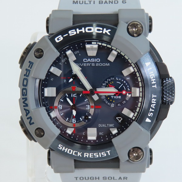 実際に弊社で買取させて頂いたG-SHOCK/Gショック FROGMAN/フロッグマン MASTER OF G - SEA ROYAL NAVY コラボ GWF-A1000RN-8AJRの画像 1枚目