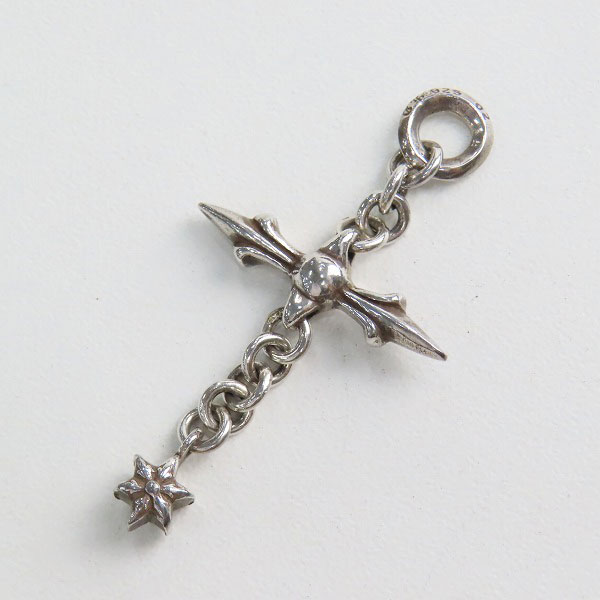 実際に弊社で買取させて頂いたCHROME HEARTS/クロムハーツ ローリークロスチャーム