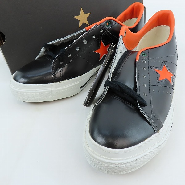 実際に弊社で買取させて頂いた【未使用】CONVERSE/コンバース ONE STAR P&F OX  ハロウィン限定 ワンスター レザー スニーカー/9.5