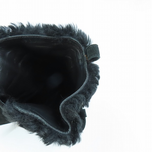 実際に弊社で買取させて頂いたTOD'S/トッズ ムートン/スエード ロングブーツ 37の画像 4枚目