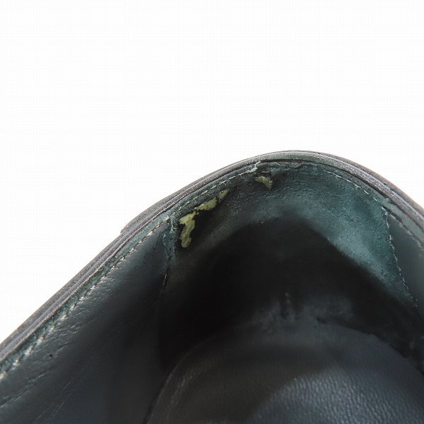 実際に弊社で買取させて頂いたDIOR/ディオール メダリオン プレーントゥ シューズ ブラック 42の画像 6枚目