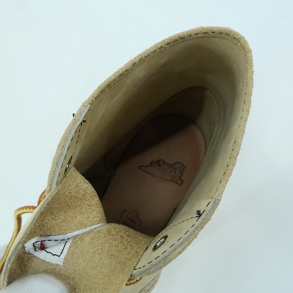 実際に弊社で買取させて頂いたRED WING/レッドウイング クラシックプレーントゥ ブーツ 8167/8Eの画像 4枚目