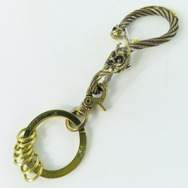実際に弊社で買取させて頂いた(4)Gangsterville×galcia/ギャングスタービル×ガルシア キーホルダー DEVIL/デビル ブラス 真鍮 キーフック 15cm