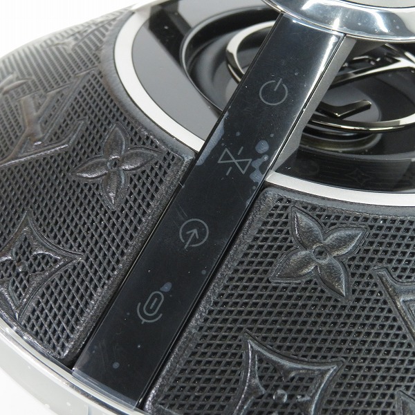 実際に弊社で買取させて頂いたLOUIS VUITTON/ルイヴィトン ホライゾン ライト･アップ スピーカー モノグラムオーディオスピーカー QAC000【簡易動作確認済】の画像 4枚目