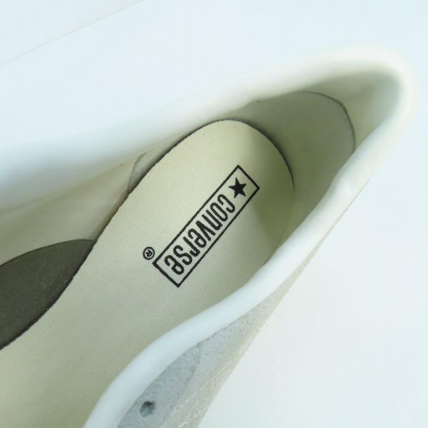 実際に弊社で買取させて頂いたCONVERSE/コンバース ONE STAR GLEAM OX/WHITE/9.5の画像 4枚目