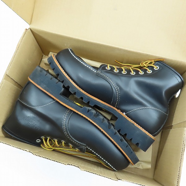 実際に弊社で買取させて頂いたRED WING/レッドウイング 旧羽タグ ビブラム セッターブーツ 8136/8Dの画像 8枚目