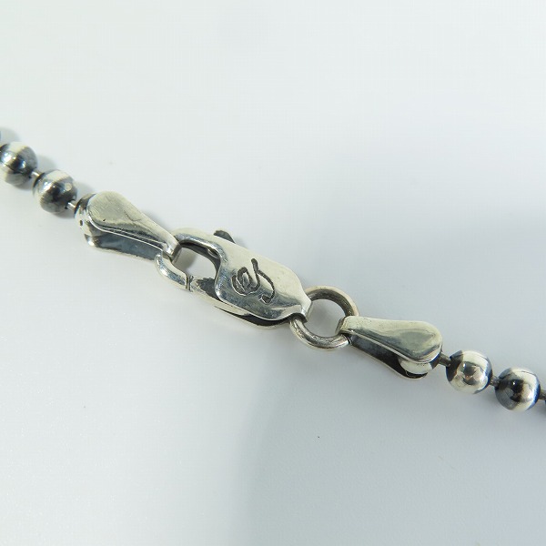 実際に弊社で買取させて頂いたGANGSTERVILLE×Galcia/ギャングスタービル×ガルシア ROSARY/ロザリオ ネックレス シルバー925の画像 6枚目