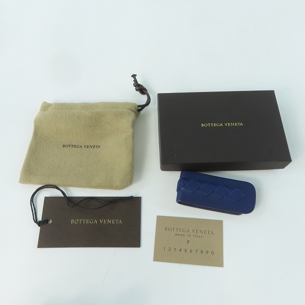 実際に弊社で買取させて頂いたBOTTEGA VENETA/ボッテガヴェネタ レザー マネークリップの画像 5枚目
