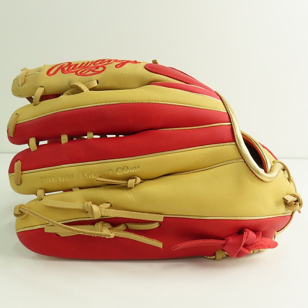 実際に弊社で買取させて頂いたRawlings/ローリングス HYPER TECH COLOR SYNC 軟式 外野手 グローブ GR4HTCY719の画像 2枚目