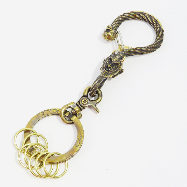 実際に弊社で買取させて頂いた（1）Gangsterville×galcia/ギャングスタービル×ガルシア キーホルダー DEVIL/デビル ブラス 真鍮 キーフック 15cm