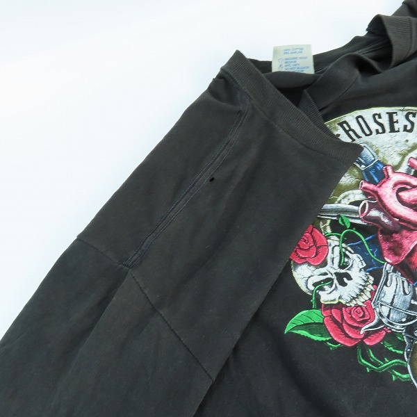 実際に弊社で買取させて頂いたGUNS N' ROSES/ガンズアンドローゼズ 1990年 ヴィンテージ バンドTシャツ/バンT/XLの画像 7枚目