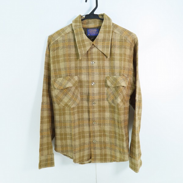 実際に弊社で買取させて頂いたPENDLETON/ペンドルトン 60～70's ヴィンテージ チェックシャツ XL