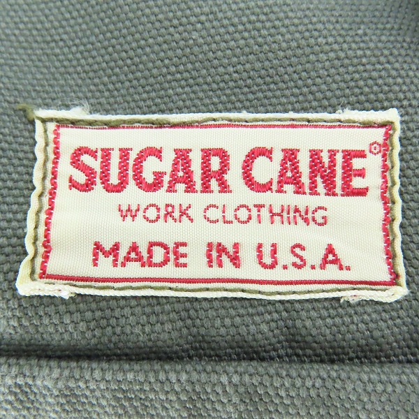 実際に弊社で買取させて頂いた【未使用】SUGAR CANE/シュガーケーン コットンキャンバス生地 ミリタリーショーツ/ハーフパンツ/SC51026/Sの画像 2枚目