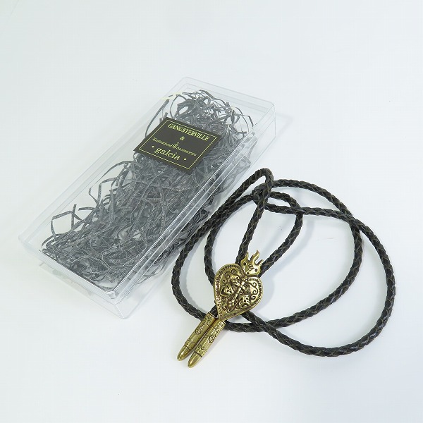 実際に弊社で買取させて頂いたGANGSTERVILLE×Galcia/ギャングスタービル×ガルシア ループタイ/ボロタイ ゴールドの画像 8枚目