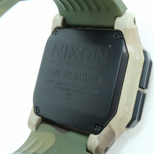実際に弊社で買取させて頂いたNIXON/ニクソン THE REGULUS/レグルス MULTICAM マルチカム デジタル腕時計 A11802865 の画像 3枚目