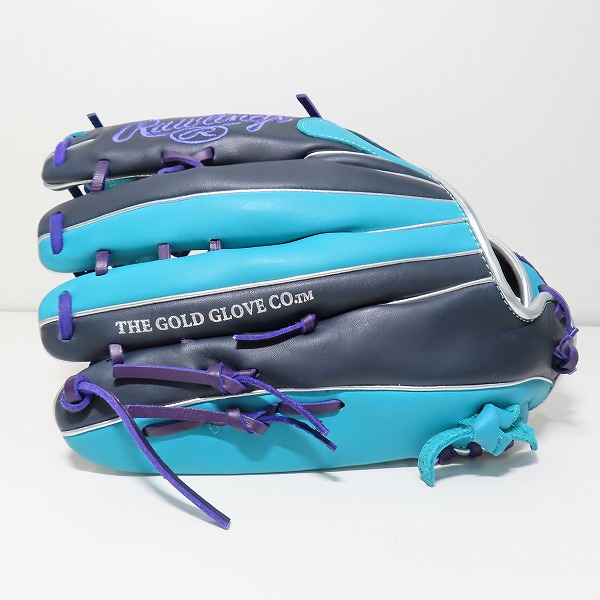 実際に弊社で買取させて頂いたRawlings/ローリングス HYPER TECH COLOR SYNC 軟式 外野手 右投げ用 グローブ GR4HTCY719の画像 2枚目