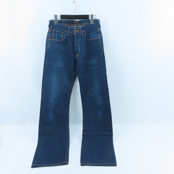 実際に弊社で買取させて頂いたLee/リー 1101 30s復刻 ヘアオンハイド茶 ストレートデニムパンツ/29×33
