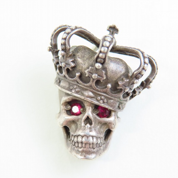 実際に弊社で買取させて頂いたJustin Davis/ジャスティンデイビス ESSENTIAL SKULL PENDANT/エッセンシャルスカルペンダントトップ SPJ155の画像 1枚目