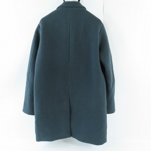 実際に弊社で買取させて頂いたCALEE/キャリー チェスターコート グリーン Mの画像 1枚目