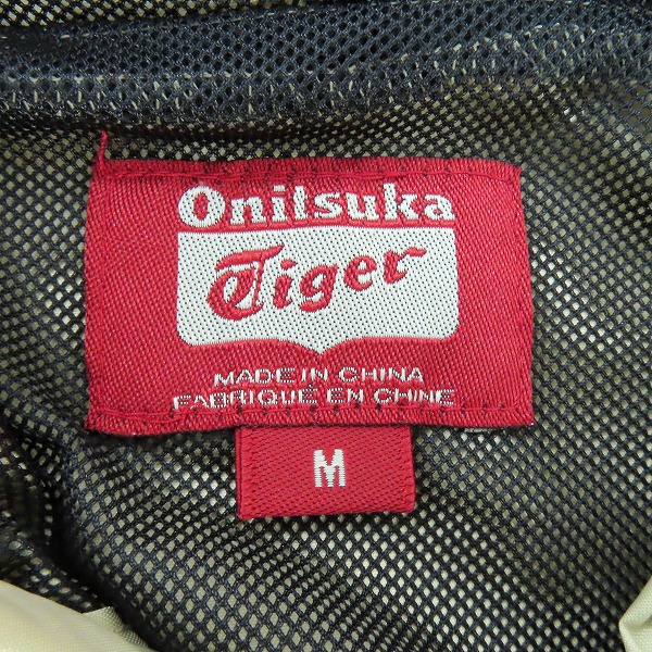 実際に弊社で買取させて頂いたOnitsuka Tiger/オニツカタイガー ハーフジップスタッズ切替ウィンドブレーカー OKJ246/Mの画像 2枚目