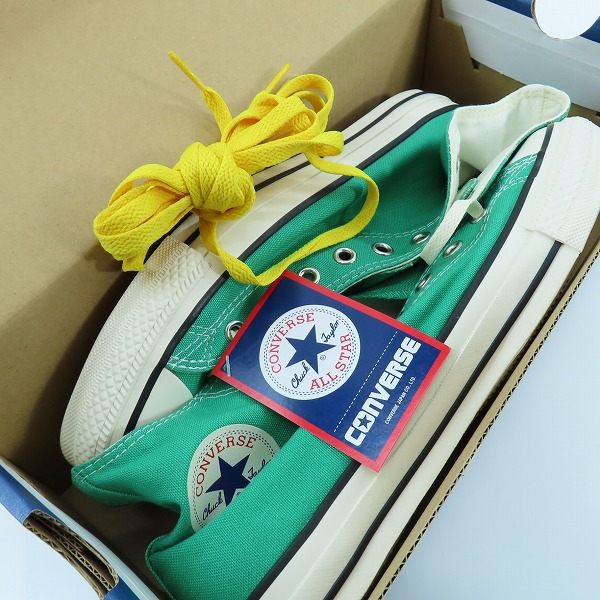 実際に弊社で買取させて頂いた【未使用】CONVERSE/コンバース ALL STAR BURNTCOLORS HI JDE.GRN/オールスター ハイ 1SD430/28の画像 7枚目