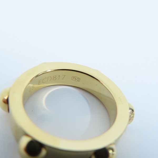 実際に弊社で買取させて頂いたLOUIS VUITTON/ルイヴィトン K18YG/750 プティット バーグ クルー 1Pダイヤ リング/指輪 48/9号の画像 7枚目