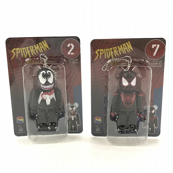 実際に弊社で買取させて頂いた【おまとめ/未開封】MEDICOM TOY/メディコムトイ BE@RBRICK/ベアブリック 100％ スパイダーマンの画像 1枚目