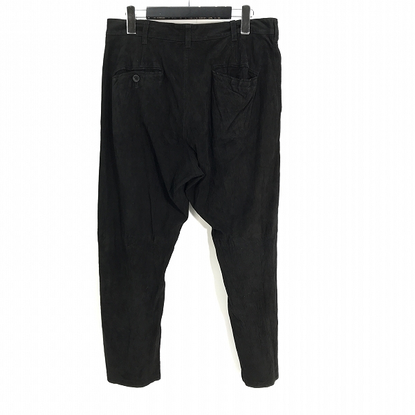 実際に弊社で買取させて頂いたISAMU KATAYAMA BACK LASH/イサムカタヤマ バックラッシュ カンガルーレザー パンツ 1409-05/Mの画像 1枚目