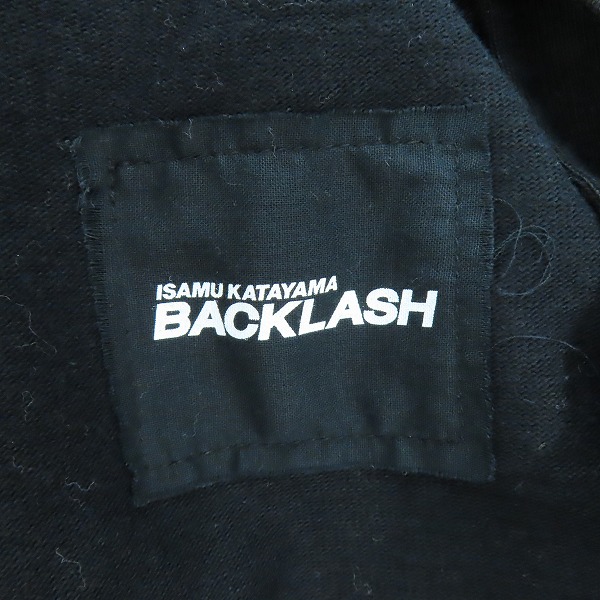 実際に弊社で買取させて頂いたISAMU KATAYAMA BACKLASH/イサムカタヤマバックラッシュ フーディリネンコットン/ジップアップパーカー1890-02/Mの画像 2枚目