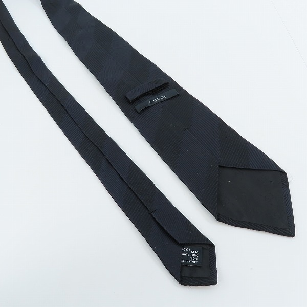実際に弊社で買取させて頂いたGUCCI/グッチ GGロゴ シルク100％ ネクタイの画像 3枚目