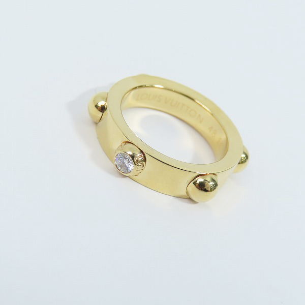 実際に弊社で買取させて頂いたLOUIS VUITTON/ルイヴィトン K18YG/750 プティット バーグ クルー 1Pダイヤ リング/指輪 48/9号