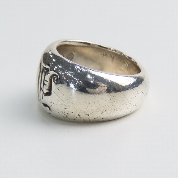 実際に弊社で買取させて頂いたCHROME HEARTS/クロムハーツ CHシールスタンプリング 16.5号の画像 2枚目