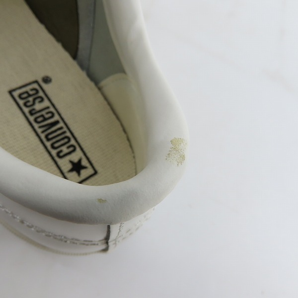 実際に弊社で買取させて頂いた【未使用】CONVERSE/コンバースONE STAR OX WHT/SLV/9.5の画像 6枚目