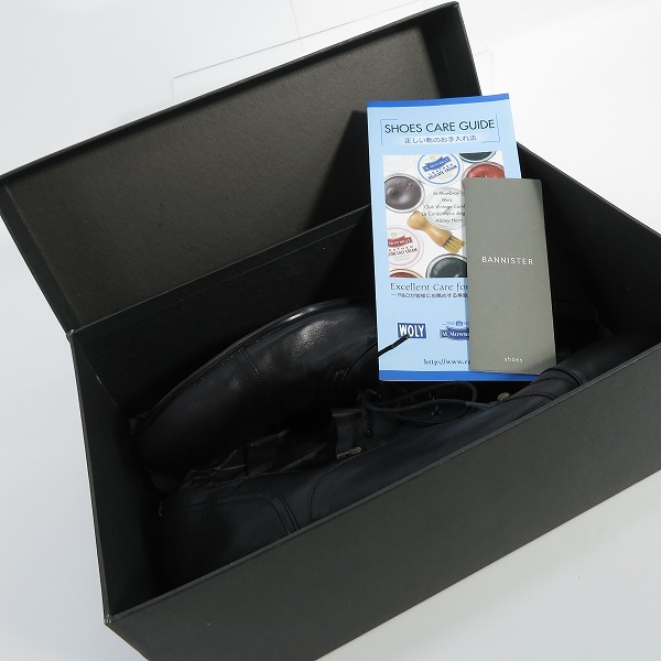 実際に弊社で買取させて頂いたalfredoBANNISTER/アルフレッドバニスター サイドジップ レザーシューズ 5281001004 /43の画像 8枚目