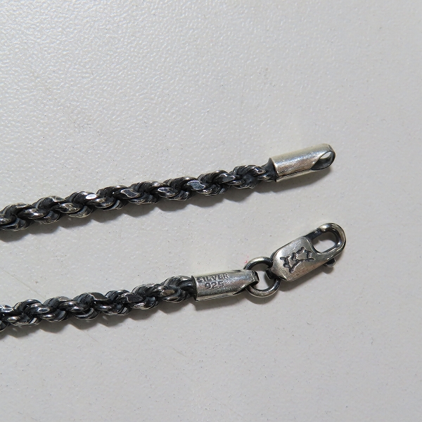 実際に弊社で買取させて頂いたGANGSTERVILLE×Galcia/ギャングスタービル×ガルシア SOMBRERO SKULLネックレス ペーパーチェーン/60cmの画像 6枚目