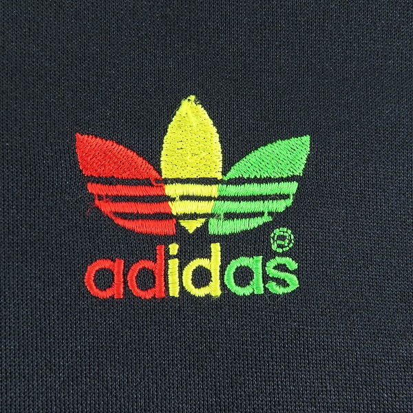 実際に弊社で買取させて頂いたadidas/アディダス ラスタカラー ヴィンテージ トラックジャケット/Lの画像 3枚目