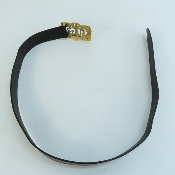 実際に弊社で買取させて頂いたDOLCE&GABBANA/ドルチェ&ガッバーナ DGバックル レザーベルト 95cmの画像 6枚目