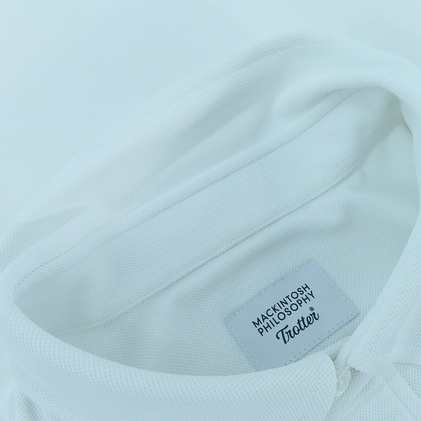実際に弊社で買取させて頂いたMACKINTOSH PHILOSOPHY/マッキントッシュ フィロソフィー 半袖ポロシャツ H1M77-380-01/40の画像 5枚目