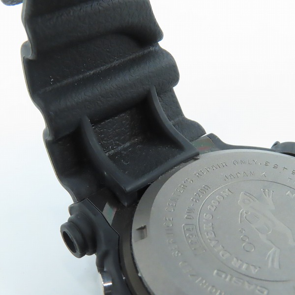 実際に弊社で買取させて頂いたG-SHOCK/Gショック FROGMAN MEN IN BLACK 2 フロッグマン DW-8200BM-1T【動作未確認】の画像 5枚目