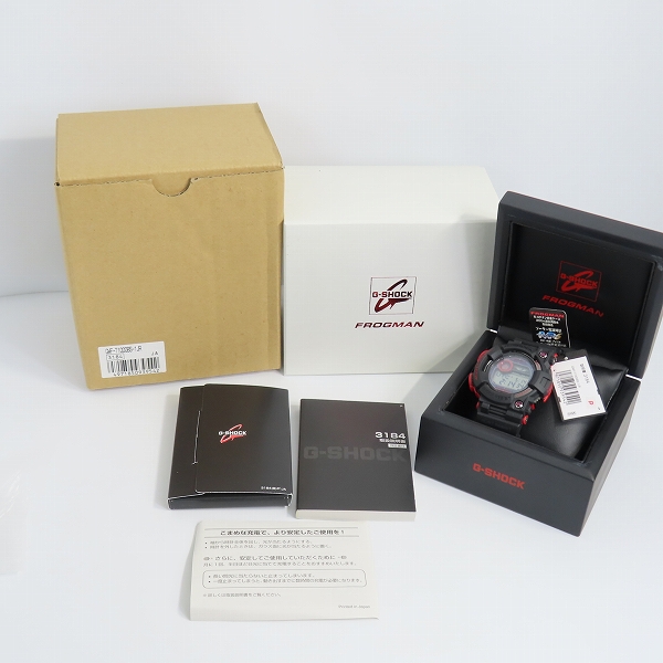 実際に弊社で買取させて頂いたG-SHOCK/Gショック FROGMAN/フロッグマン 2011年バーゼル 限定200個 腕時計 GWF-T1000BS-1JRの画像 9枚目