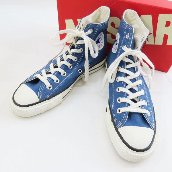 実際に弊社で買取させて頂いたCONVERSE/コンバース CANVAS AS J HI/オールスター ハイカットスニーカー LIGHT NAVY/7.5