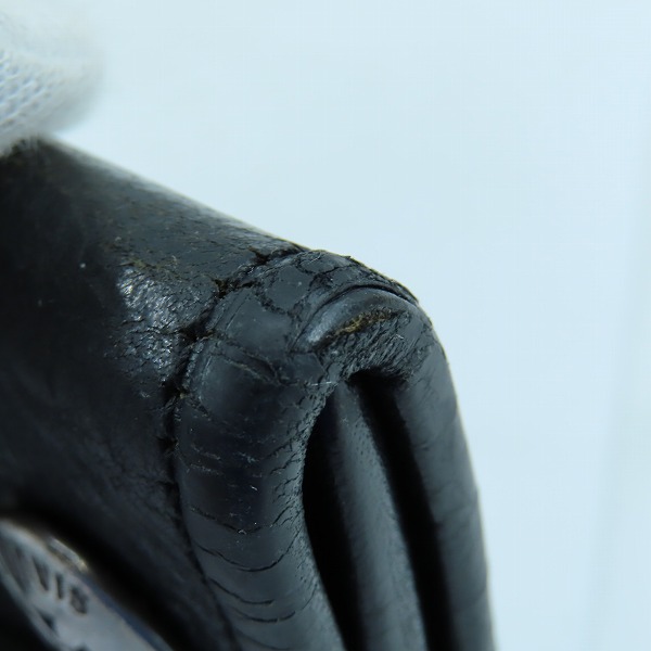 実際に弊社で買取させて頂いた【難有り】TRAVIS WALKER/トラヴィスワーカー クロスパッチ 3つ折り レザーウォレット/財布の画像 7枚目