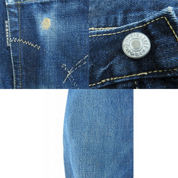実際に弊社で買取させて頂いたHOLLYWOOD RANCH MARKET/ハリウッドランチマーケット ハリラン デニムパンツ/32の画像 8枚目