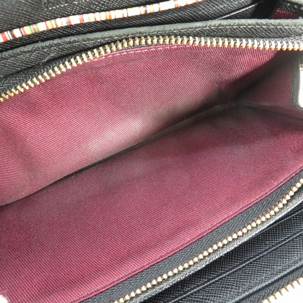 実際に弊社で買取させて頂いたPaul Smith/ポールスミス ラウンドジップ ロングウォレット/長財布の画像 5枚目