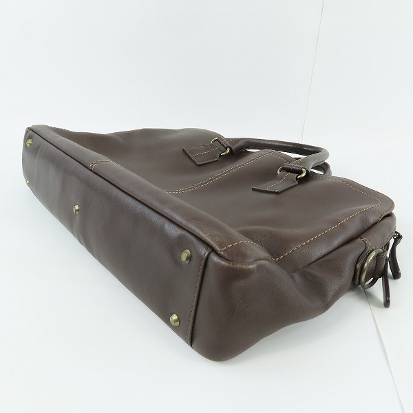 実際に弊社で買取させて頂いた土屋鞄製造所/ツチヤカバン プロータ レザー 2WAY ブリーフケース ショルダーの画像 2枚目