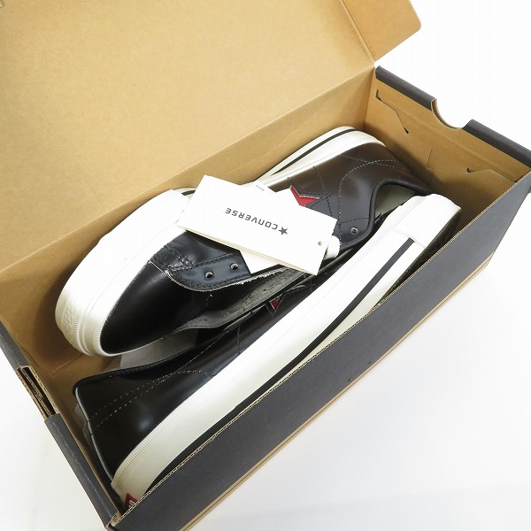 実際に弊社で買取させて頂いたCONVERSE/コンバース ONE STAR OX ワンスター BLK/RED/9.5の画像 8枚目