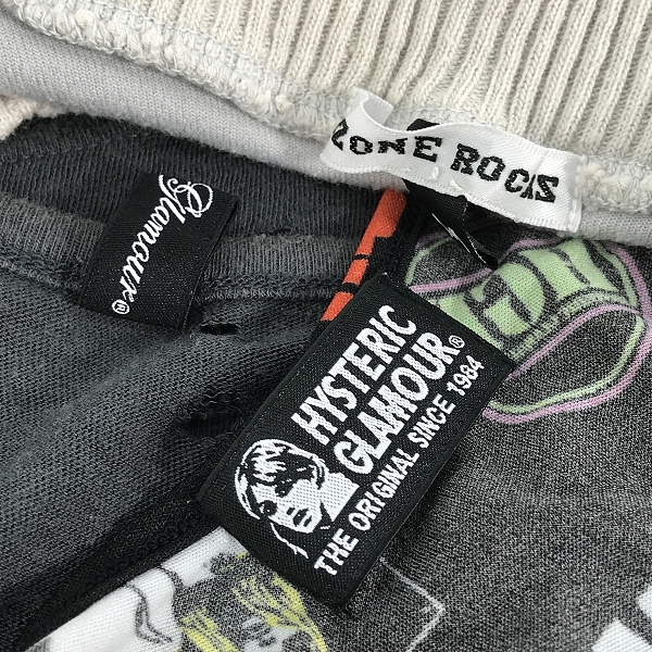 実際に弊社で買取させて頂いた【おまとめ】HYSTERIC GLAMOUR/ヒステリックグラマー OZONE ROCKS/オゾンロックス プリントTシャツ/キャミソール 等の画像 2枚目